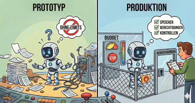 KI-Agent: fordert die Ausführung einer Aktion an