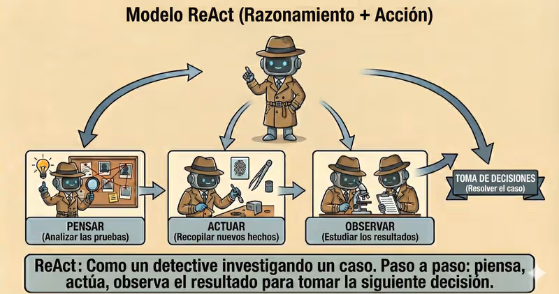 Agente ReAct: acción paso a paso