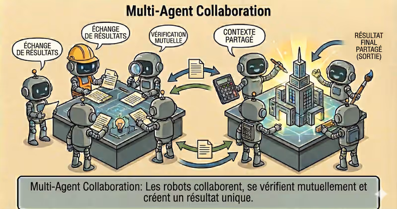 Multi-Agent Collaboration : travail commun des agents