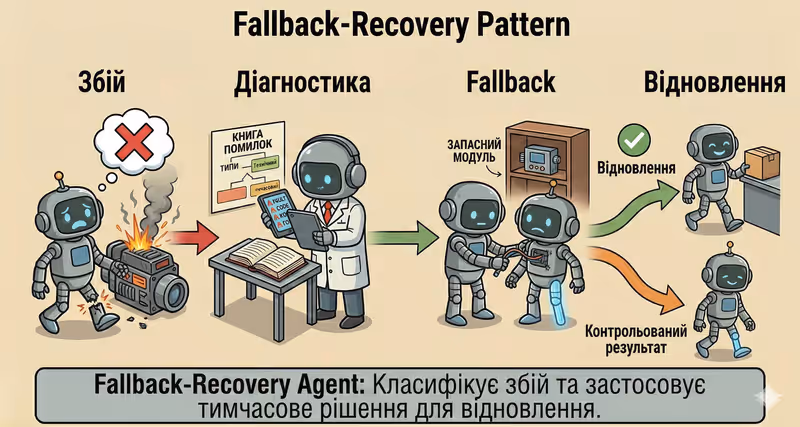 Патерн Fallback-Recovery Agent: відновлення після збоїв