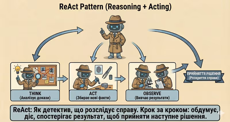 ReAct Agent: дія крок за кроком