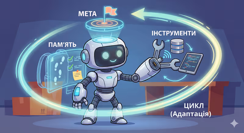 AI-агент: Цикл: як агент рухається до результату